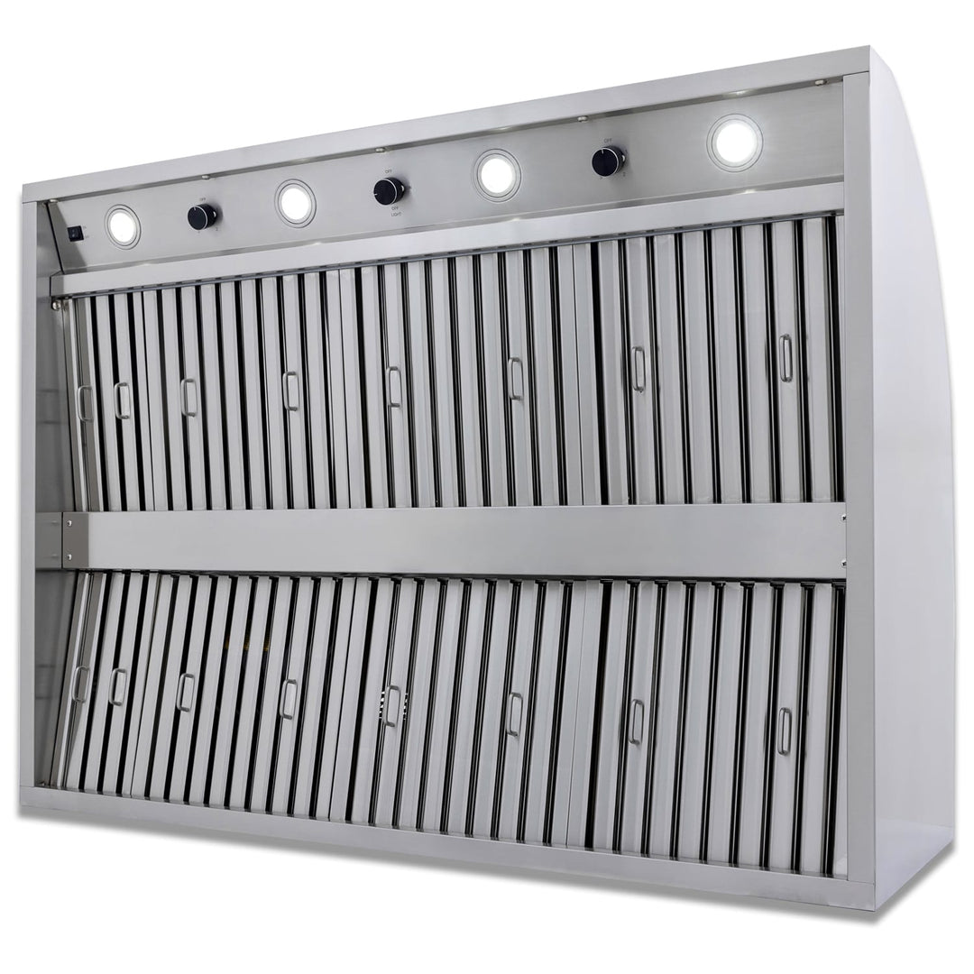 Blaze 1000 CFM Stainless Steel Outdoor Vent Hoods BBQ Island Components Flame Authority