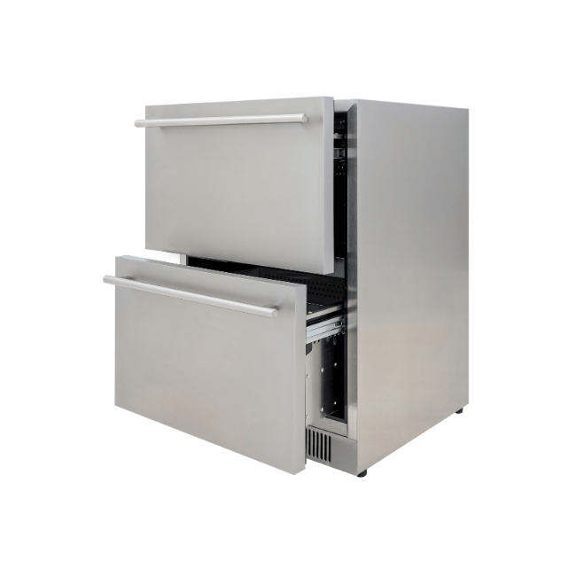 Blaze 5.1 Cu. Ft. Outdoor Double Drawer Refrigerator – BLZ-SSRF-DBDR51 Refrigerators BLZ-SSRF-DBDR51 Flame Authority