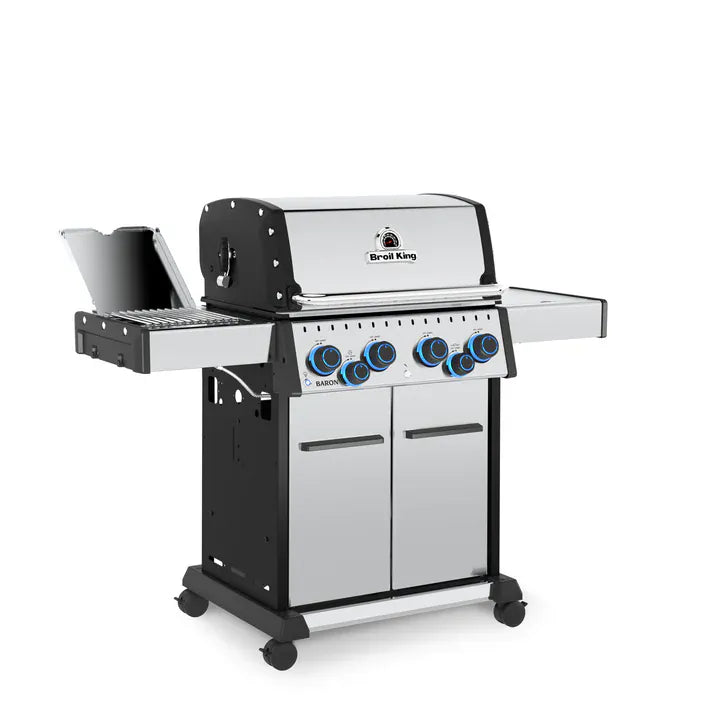 Broil King Baron S 490 Pro Infrared Gas Grill with Rotisserie Kit Grills Flame Authority