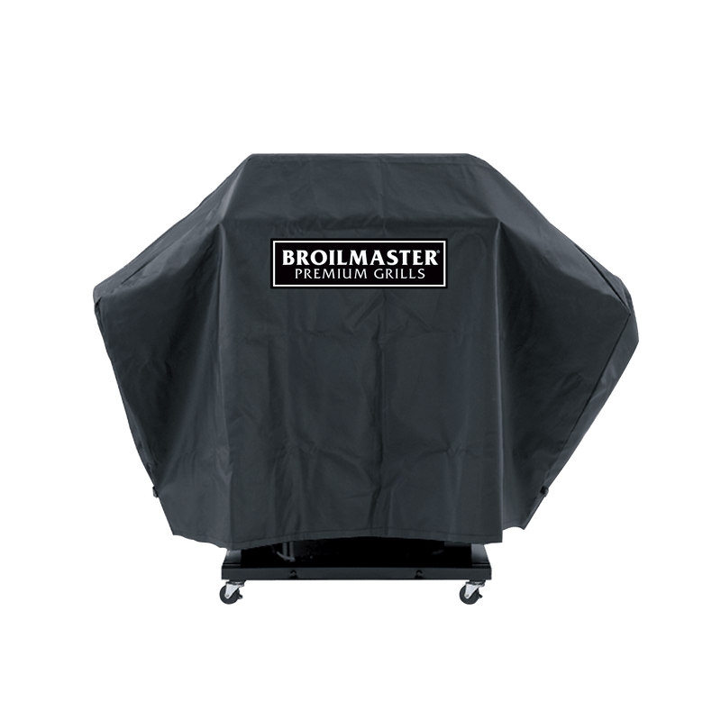 Broilmaster Full Black Length Cover for Grills With 2 Side Shelves DPA110