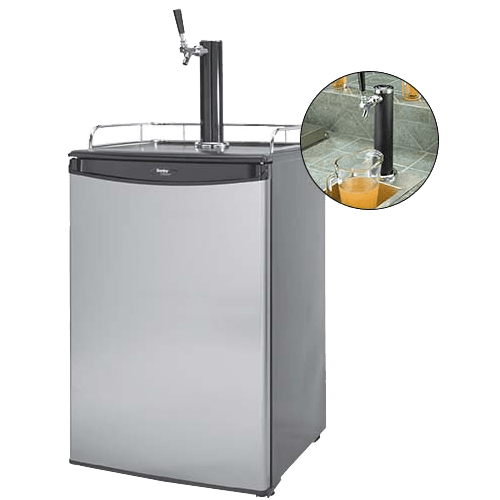 Cal Flame Beer Tap Refrigerator BBQ09843B Kegerators BBQ09843B Flame Authority