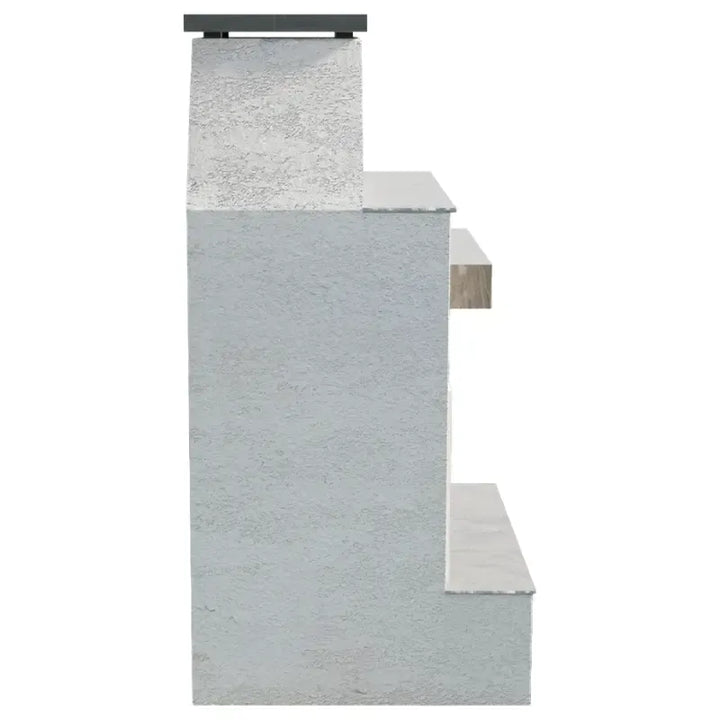 Cal Flame Durango 905-2 Outdoor Gas Fireplace with Extended Bottom Mantel – 90,000 BTU Fireplaces FRP905-2 Flame Authority