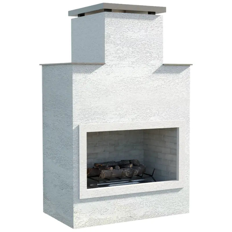 Cal Flame Indio 903-1 Contemporary Outdoor Gas Fireplace – 90,000 BTU Fireplaces Flame Authority