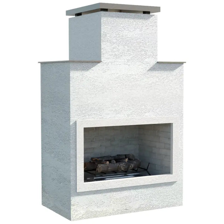 Cal Flame Indio 903-1 Contemporary Outdoor Gas Fireplace – 90,000 BTU Fireplaces Flame Authority