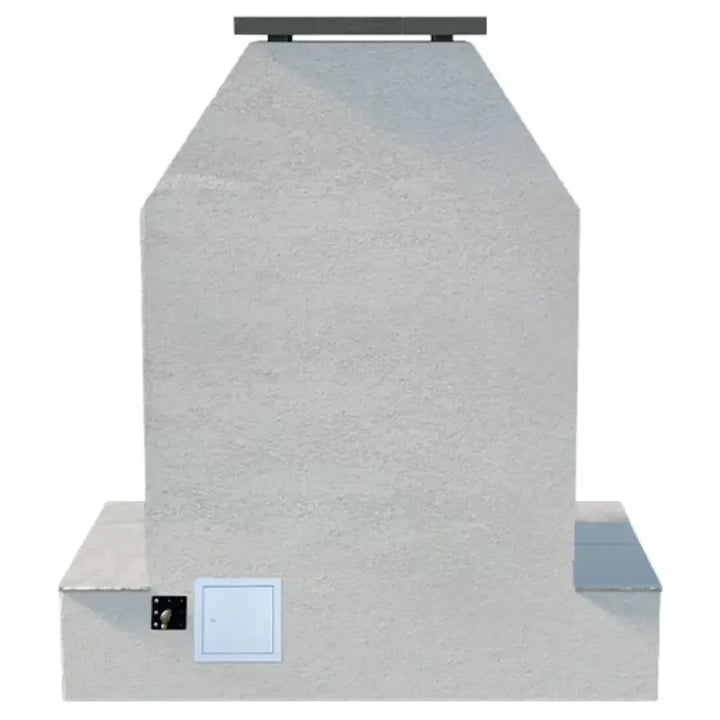 Cal Flame Key West 905-3 72" Outdoor Gas Fireplace with Wrap-Around Mantel – 90,000 BTU Fireplaces FRP905-3 Flame Authority