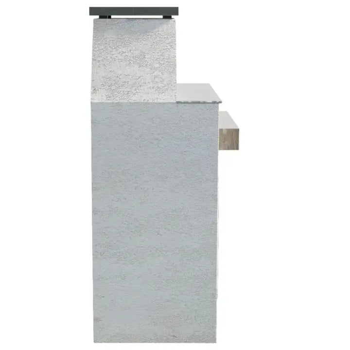 Cal Flame Laredo FRP-905-1 46-Inch Outdoor Gas Fireplace with Mantel – 90,000 BTU Fireplaces FRP905-1 Flame Authority