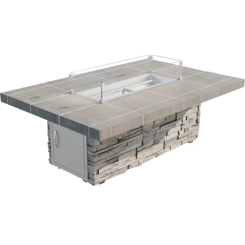 Cal Flame Mojave FPT-RT601M 72" Outdoor Gas Fire Pit – 90,000 BTU Fire Pits FPT-RT601M Flame Authority
