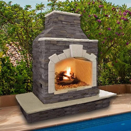 Cal Flame Montecito Outdoor Fireplace FRP909-3 Fireplaces FRP909-3 Flame Authority