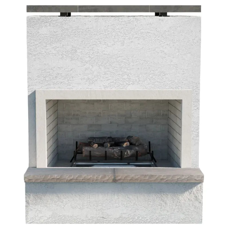 Cal Flame Monterey FRP-901-2 46-Inch Outdoor Gas Fireplace with Bottom Mantel – 90,000 BTU Fireplaces FRP901-2 Flame Authority