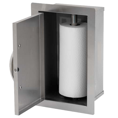 Cal Flame Paper Towel Storage Door BBQ07910 BBQ Island Components BBQ07910 Flame Authority