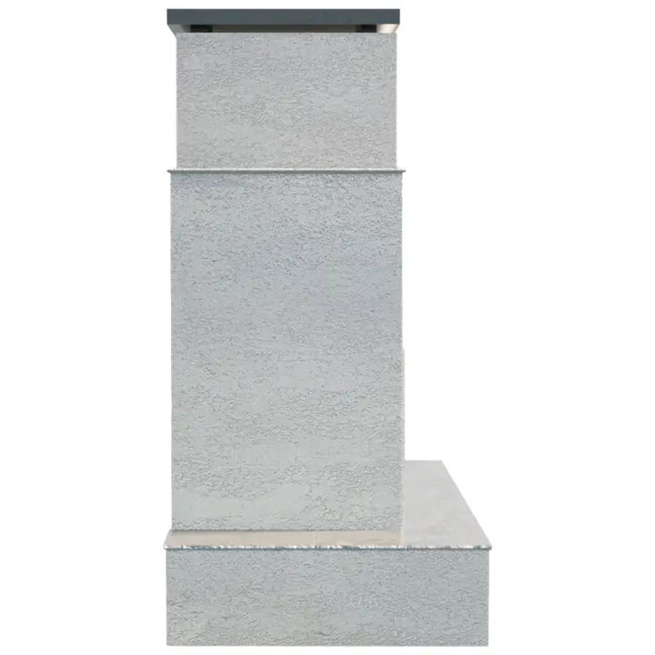Cal Flame Tahiti 903-3 72-Inch Outdoor Gas Fireplace with Wrap-Around Mantel – 90,000 BTU