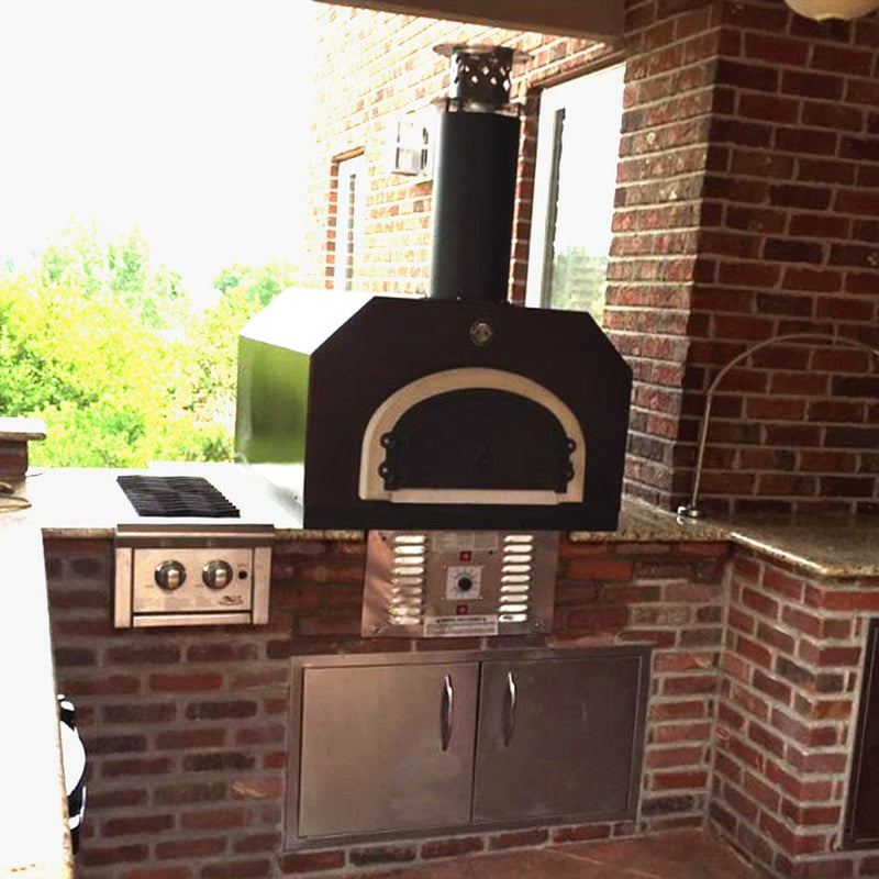 Chicago Brick Oven CBO-7500 Hybrid Countertop No Skirt Wood Fired Pizza Oven CBO-O-CT-750-HYB