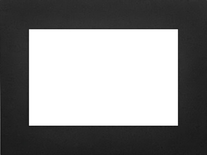 Continental Gas Insert Fireplace Black Large 4 Sided Backerplate BK4B3142