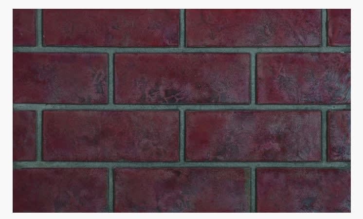 Continental Gas Insert Fireplace Decorative Brick Panel