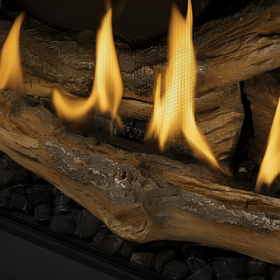 Continental Split Oak Log Kit for 46-Inch Linear Premium Fireplace OLKBLP46