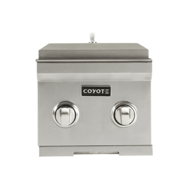 Coyote 12-inch Built-in Natural Gas Double Side Burner C1DBNG Grill Burners C1DBNG Flame Authority