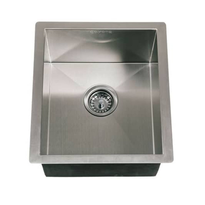 Coyote 16-inch Outdoor Rated Stainless Steel Sink C1SINK1618 BBQ Island Components C1SINK1618 Flame Authority