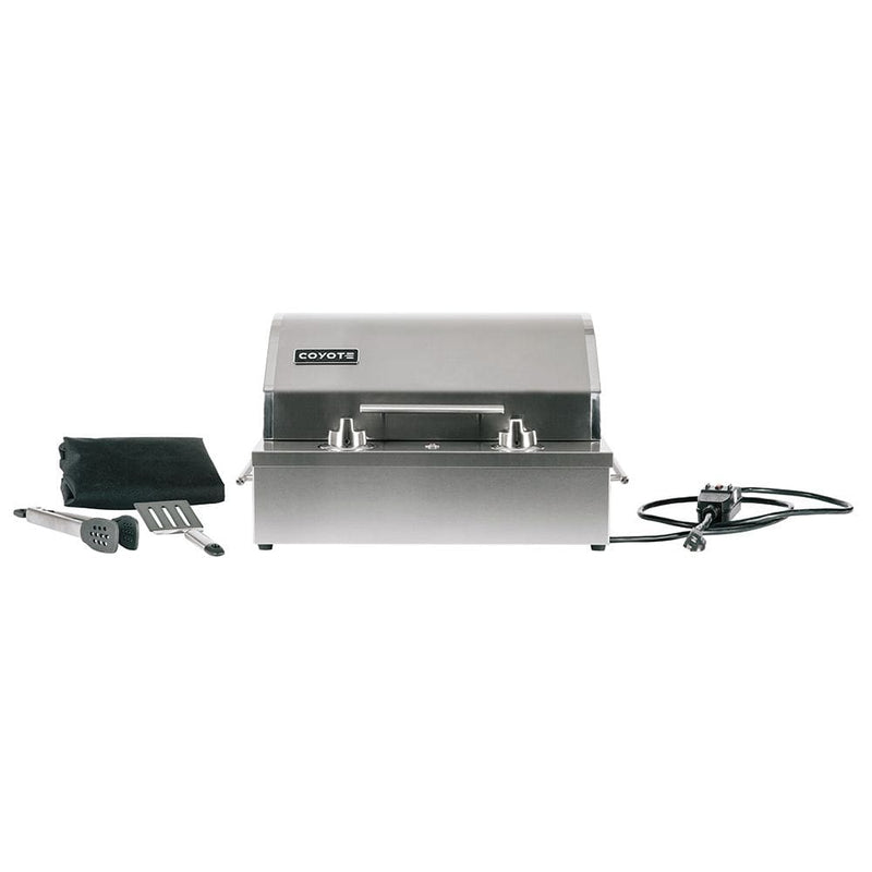 Coyote 18-inch Stainless Steel Built-In Electric Grill C1EL120SM Grills C1EL120SM Flame Authority