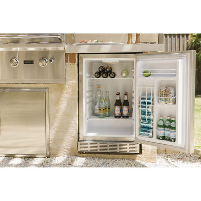 Coyote 21-inch Outdoor Refrigerator With Right Hinge CBIR-R Refrigerators CBIR-R Flame Authority