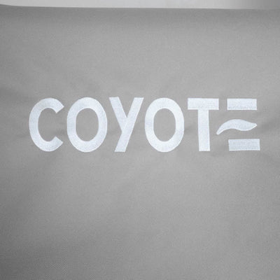 Coyote 22-inch Vinyl Gray Asado Grill Cover ASADO-CVRG Grill Accessories ASADO-CVRG Flame Authority