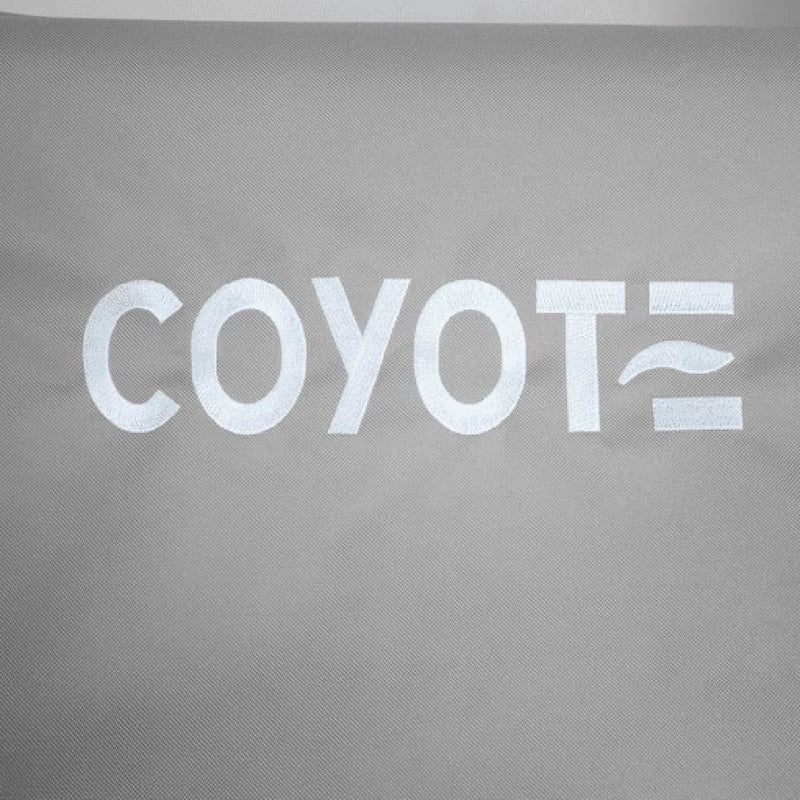 Coyote 22-inch Vinyl Gray Asado Grill Cover ASADO-CVRG Grill Accessories ASADO-CVRG Flame Authority