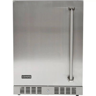 Coyote 24-inch Built-in Refrigerator With Left Hinge C1BIR24-L Refrigerators C1BIR24-L Flame Authority