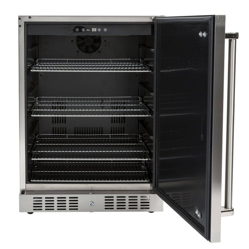 Coyote 24-inch Built-in Refrigerator With Right Hinge C1BIR24-R Refrigerators C1BIR24-R Flame Authority