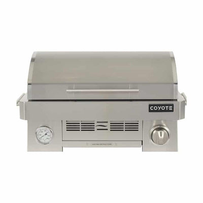 Coyote 25-inch Stainless Steel Portable LP Gas Grill C1PORTLP Grills C1PORTLP Flame Authority