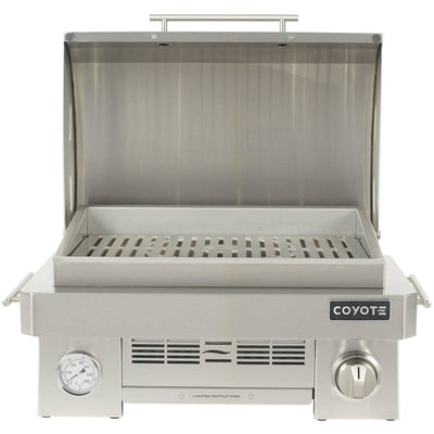 Coyote 25-inch Stainless Steel Portable LP Gas Grill C1PORTLP Grills C1PORTLP Flame Authority