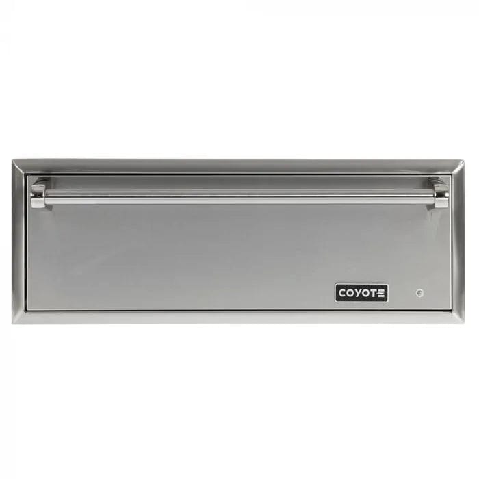 Coyote 30-inch Stainless Steel Warming Drawer CWD BBQ Island Components CWD Flame Authority