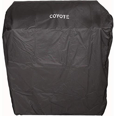 Coyote 30-inch Vinyl Black Grill Cart Cover CCVR30-CT Grill Accessories CCVR30-CT Flame Authority