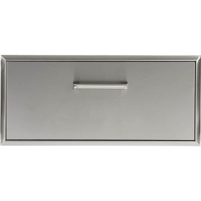 Coyote 32-Inch Stainless Steel Single Storage Drawer CSSD BBQ Island Components CSSD Flame Authority