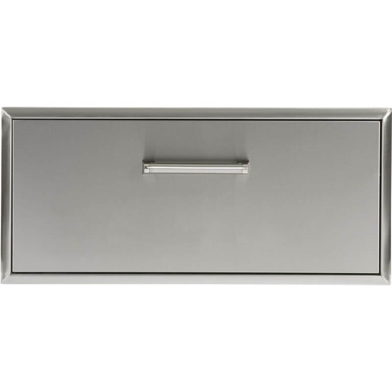 Coyote 32-Inch Stainless Steel Single Storage Drawer CSSD BBQ Island Components CSSD Flame Authority