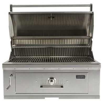 Coyote 36-inch Built-in Premium Charcoal Grill C1CH36 Grills C1CH36 Flame Authority