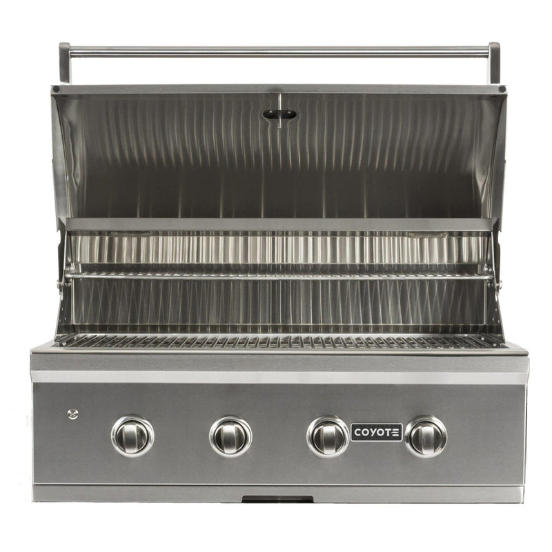 Coyote 36-inch with Infinity Burners NG Built-in Grill C2C36NG Grills C2C36NG Flame Authority