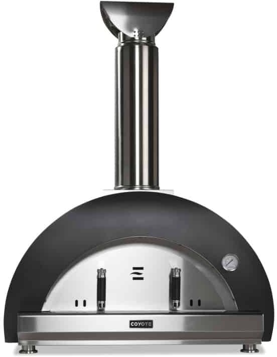 Coyote 40-inch Duomo Pizza Oven Ceramic Matte Black C1PZ40WMB Pizza Ovens C1PZ40WMB Flame Authority