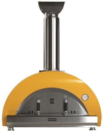 Coyote 40-inch Duomo Pizza Oven Ceramic Yellow C1PZ40WY Pizza Ovens C1PZ40WY Flame Authority