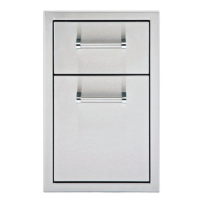 Delta Heat 13-Inch Stainless Steel Double Access Drawer DHSD132-B Flame Authority