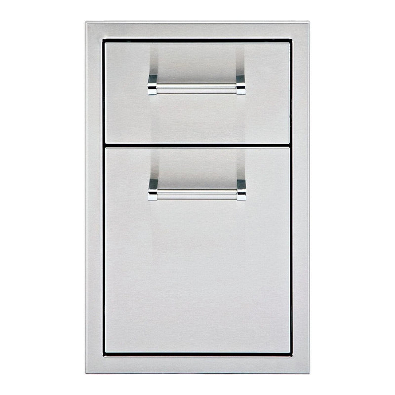 Delta Heat 13-Inch Stainless Steel Double Access Drawer DHSD132-B Flame Authority