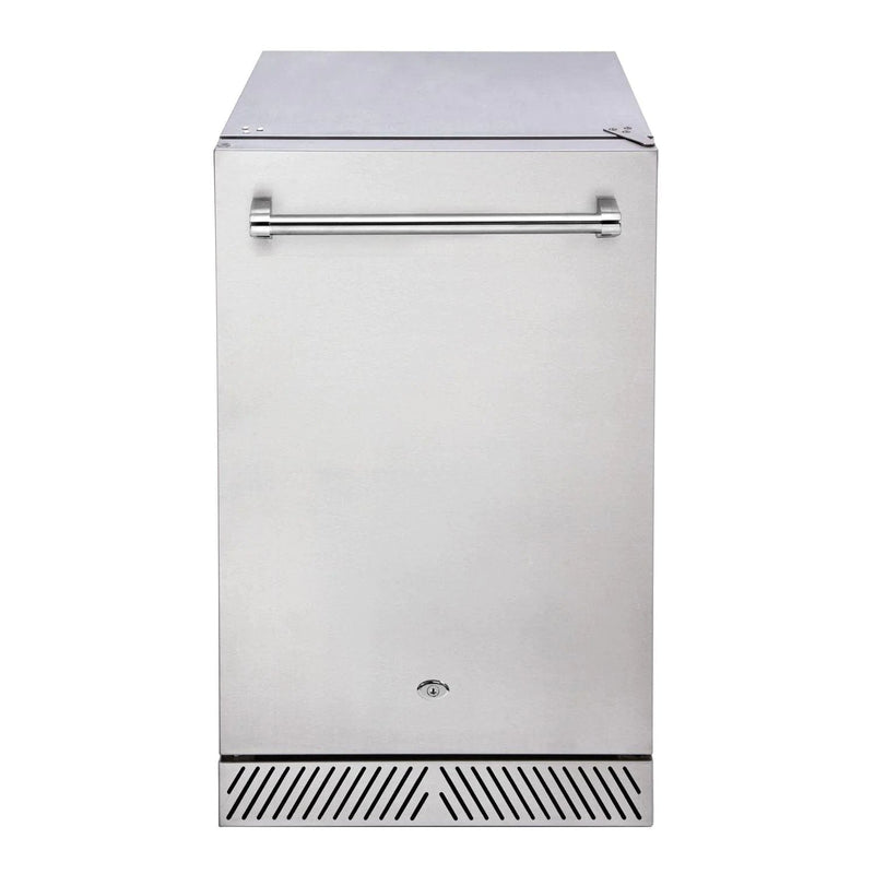 Delta Heat 20-Inch 4.1 Cu. Ft. Outdoor Rated Compact Refrigerator With Lock DHOR20 Flame Authority