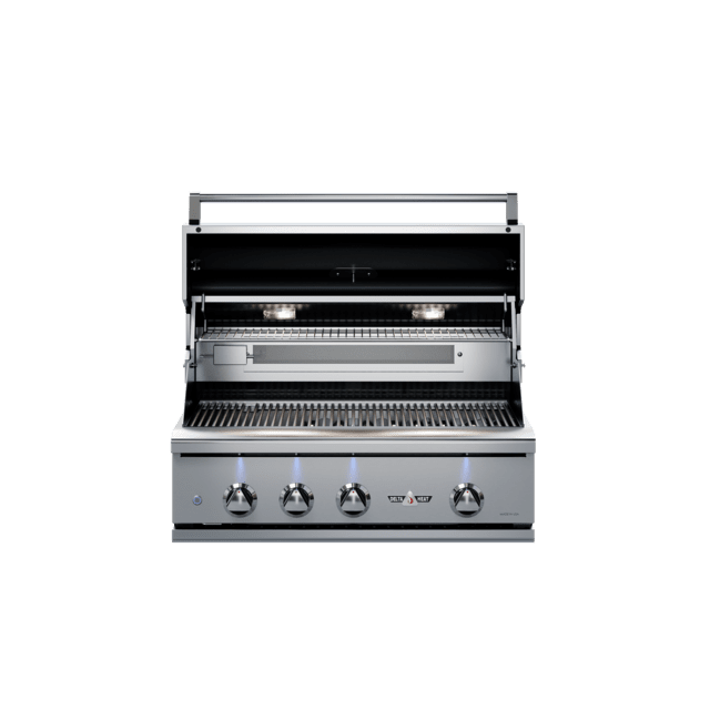 Delta Heat 32-Inch Built-In Gas Grill with Rotisserie and Sear Zone DHBQ32RS-D Flame Authority