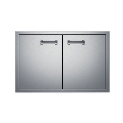 Delta Heat 32-Inch Stainless Steel Double Access Doors - DHAD32-C Flame Authority