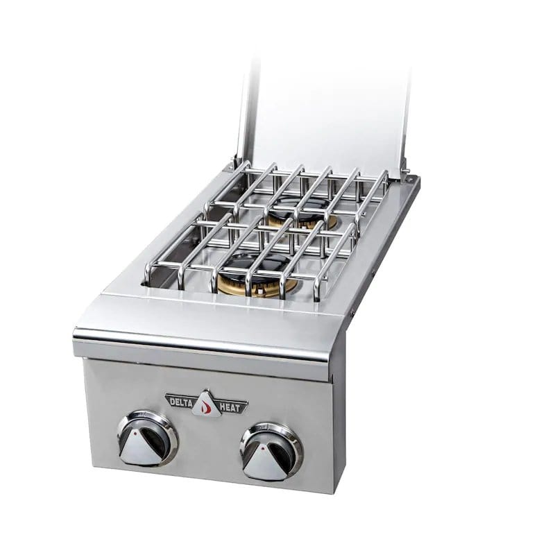 Delta Heat Built-In Gas Double Side Burner Flame Authority