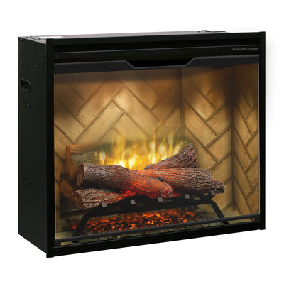 Dimplex 30-inch Revillusion Built-in Electric Herringbone Firebox RBF30-FG Fireplaces RBF30-FG Flame Authority