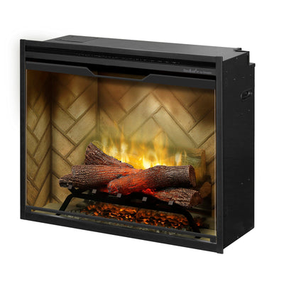 Dimplex 30-inch Revillusion Built-in Electric Herringbone Firebox RBF30-FG Fireplaces RBF30-FG Flame Authority