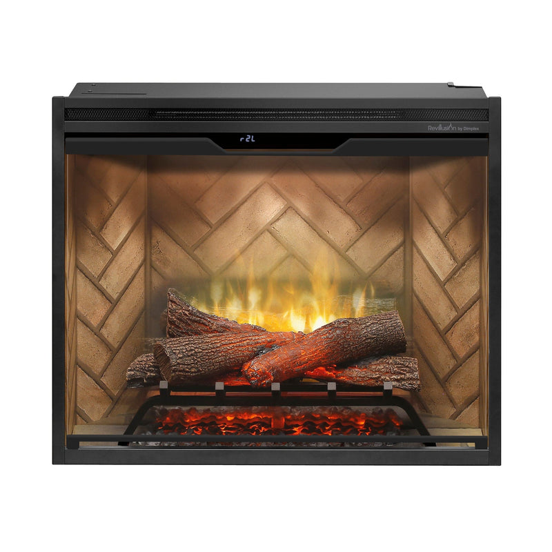 Dimplex 30-inch Revillusion Built-in Electric Herringbone Firebox RBF30-FG Fireplaces RBF30-FG Flame Authority