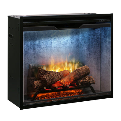 Dimplex 30-inch Revillusion Built-In Firebox with Front Glass and Plug-Kit RBF30WC-FG Fireplaces RBF30WC-FG Flame Authority