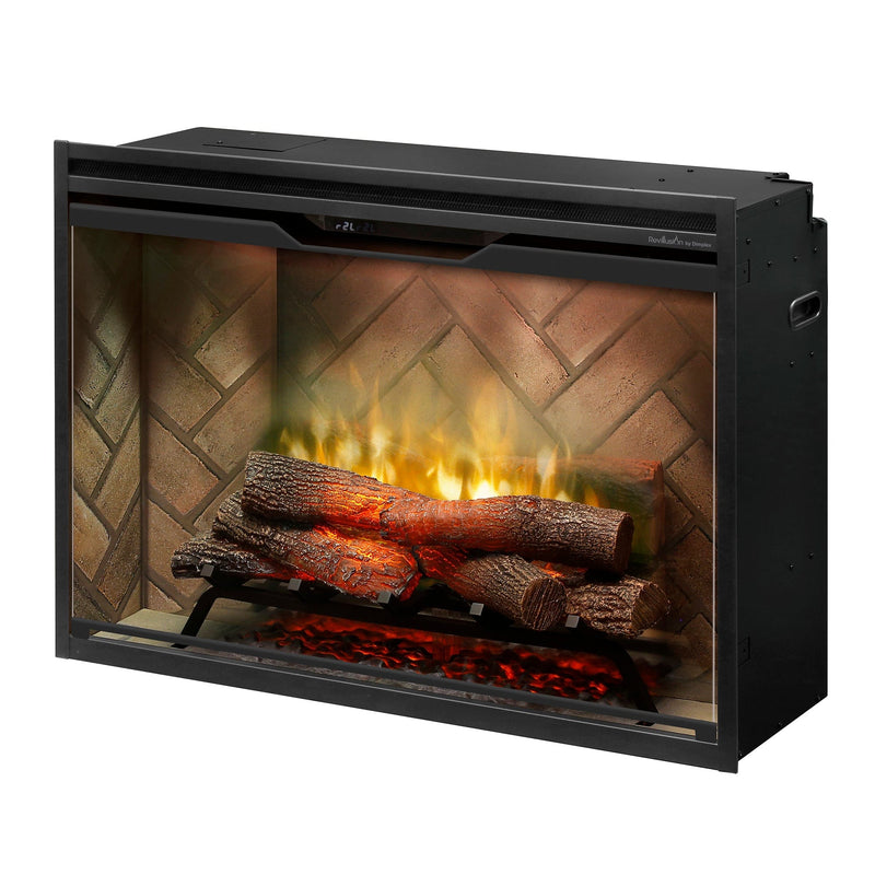 Dimplex 36-inch Revillusion Built-In Firebox with Front Glass and Plug Kit RBF36-FG Fireplaces RBF36-FG Flame Authority