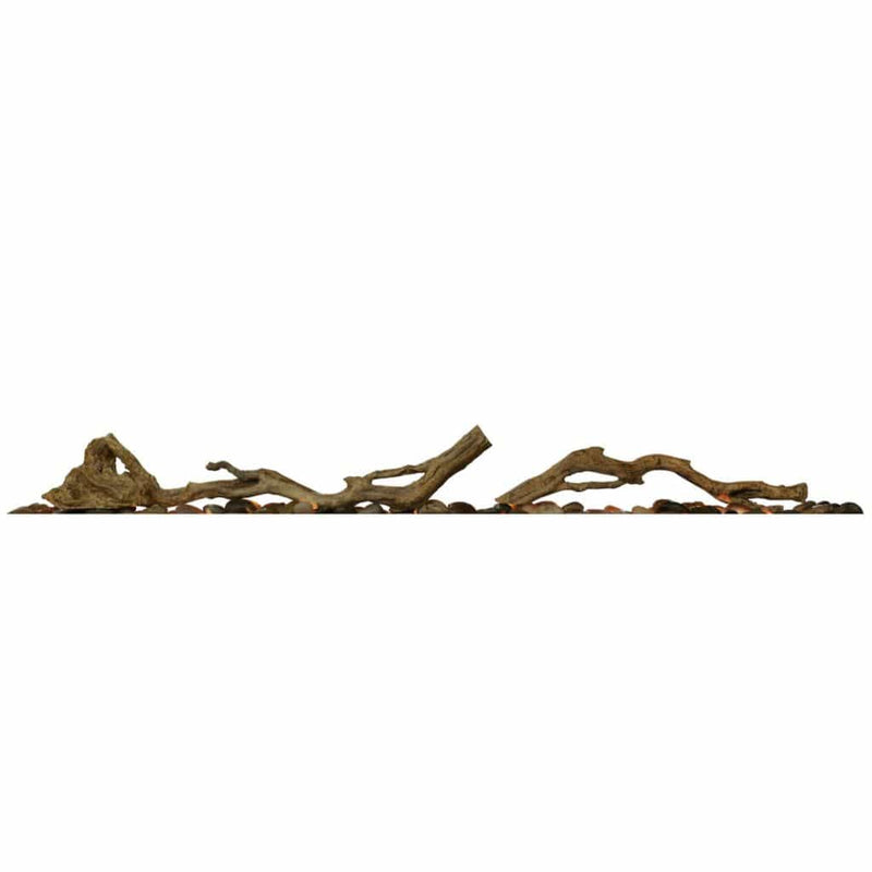 Dimplex Driftwood and River Rock Accessory Kit for 100" Linear Fireplace LF100DWS-KIT