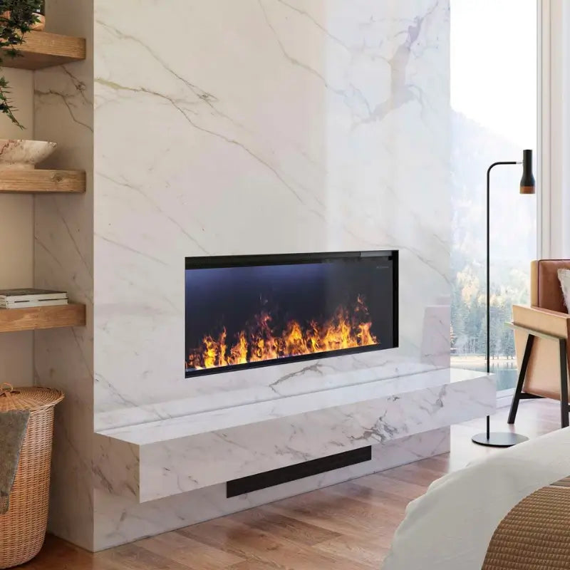 Dimplex Optimyst 46-Inch Built-In Linear Electric Fireplace with 3D Water Vapor Flame – OLF46-AM Fireplaces OLF46-AM Flame Authority
